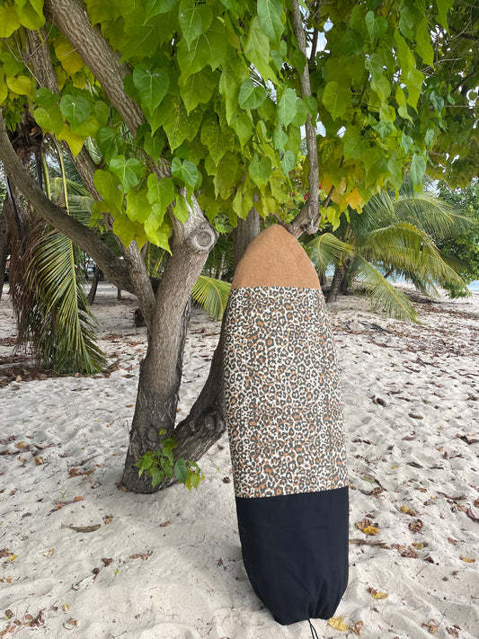 Leopard Print Shortboard Bag